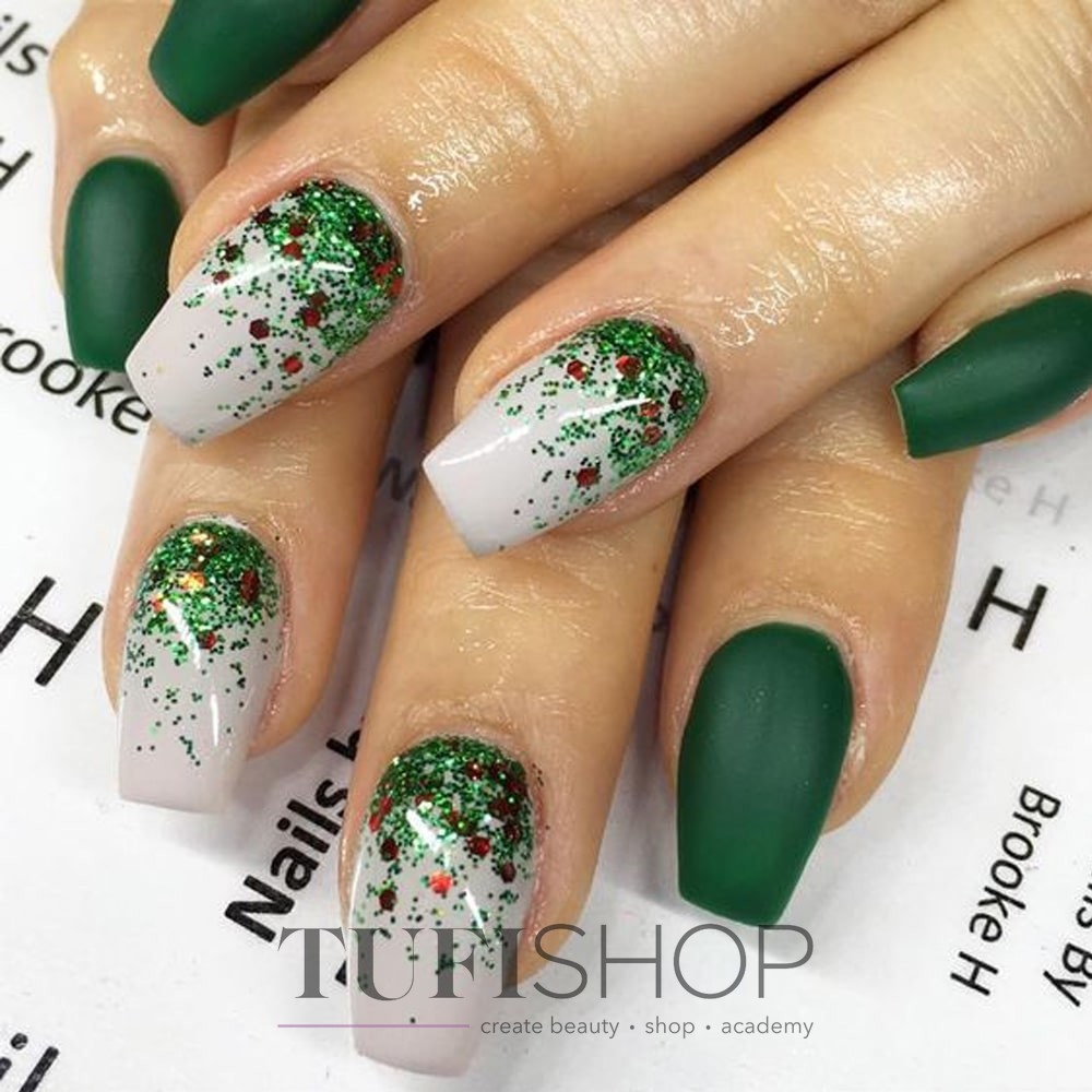 Новогодние ногти шеллак (52 фото) - картинки arnicashop.ru Самые популярные Новогодние цвета