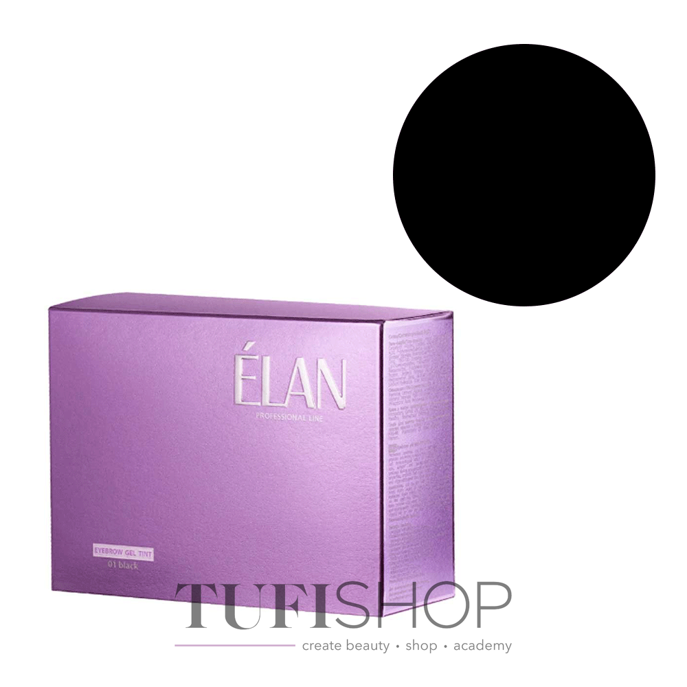Фарба для брів ELAN комплект 01 чорний - купити / Tufishop.com.ua