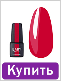 Gel polish BABY MOON Red Chic №005 raspberry