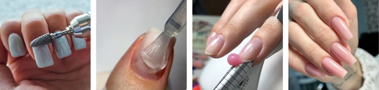 how to apply polygel step by step