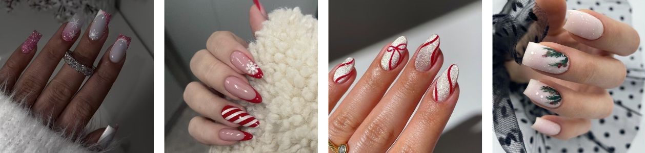 photo ideas for New Year manicure