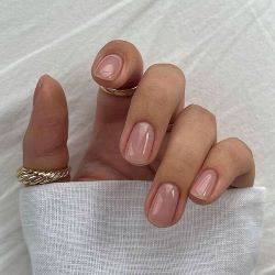японский маникюр на короткие ногти