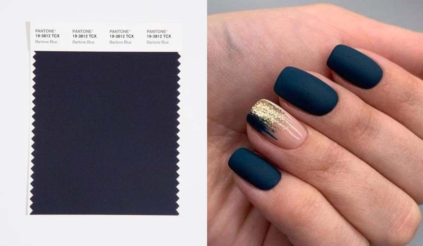 Цвет PANTONE 19-3812 Baritone Blue — Баритон Синий
