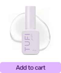 Matte gel polish top TUFI profi Soft Touch Matte