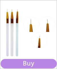 TUFI profi Nail Art Design Kit Brushes 3 pcs (0202579)