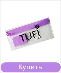 Набор одноразовый TUFI profi Пилка для ногтей 180/240 грит и Баф 120/120 грит Фиолетовый (0097775)