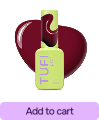 TUFI profi REDLINE 06 Phase Gel Polish Cold Dark Red