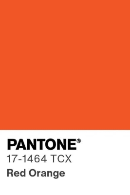 pantone красный оранжевый