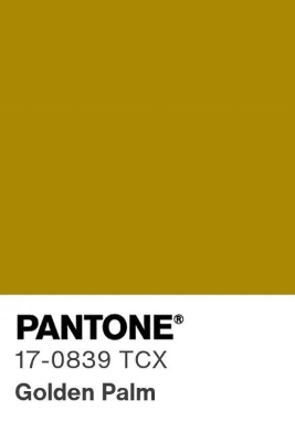 pantone золотая пальмовая ветвь