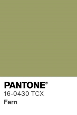 pantone папоротник