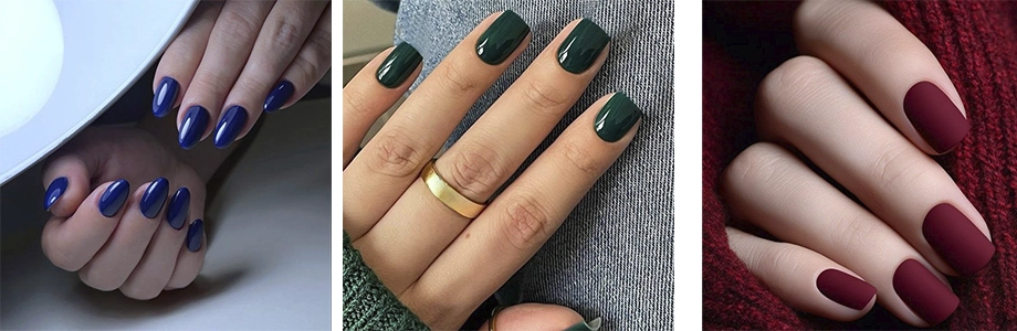 delicate pink manicure for short nails