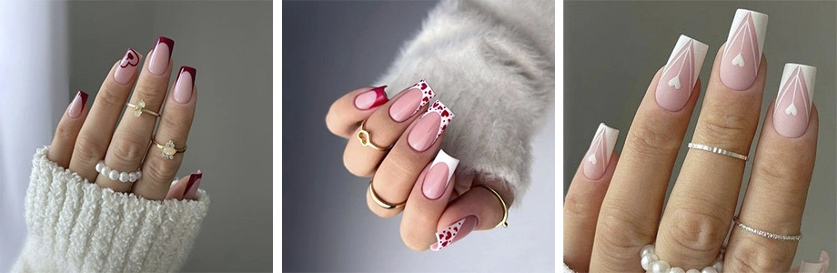 день влюбленных маникюр на 14 февраля 2026