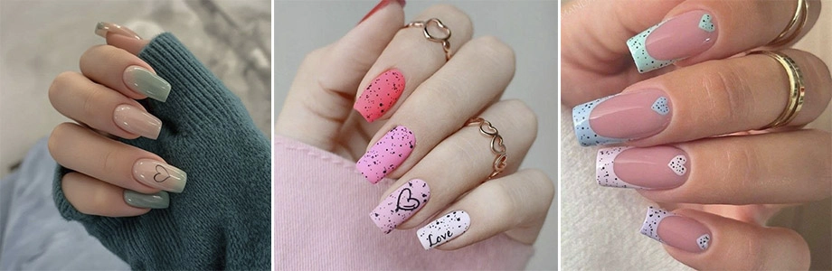 оригинальный маникюр на день святого валентина