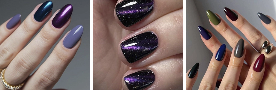 Purple Manicure