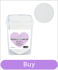 Lint-free wipes TUFI profi Luxe Cotton Fiber Hearts White