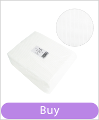  Paper manicure wipes TUFI profi Disposable Laminated Moisture-resistant White