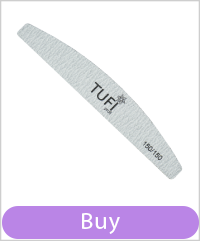 Nail file TUFI profi Semicircle Gray