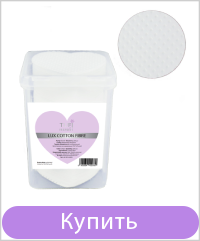 Безворсовые салфетки TUFI profi Люкс Хлопковое Волокно Сердца Белые