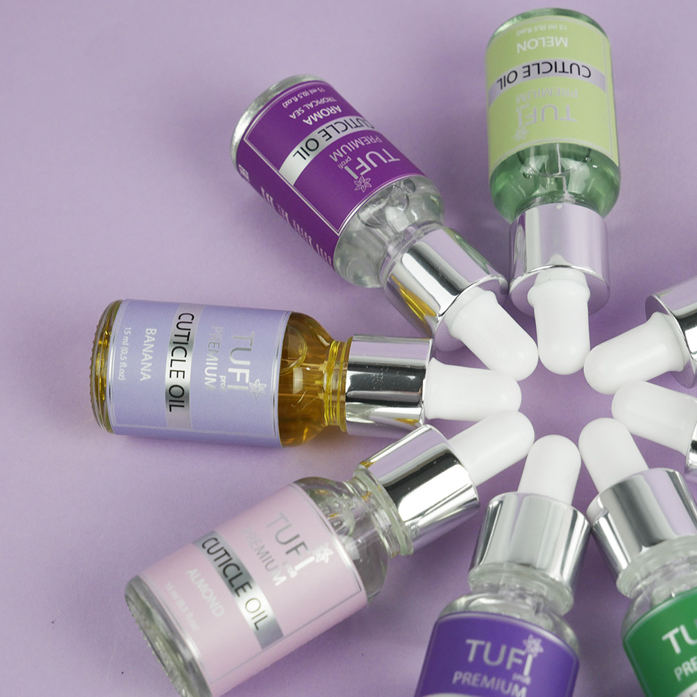 Tropical scented cuticle oil