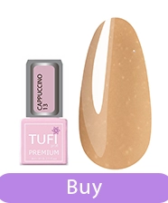 Гель-лак TUFI profi CAPPUCCINO 13 Бежевий з блиском 8 мл (0102595)
