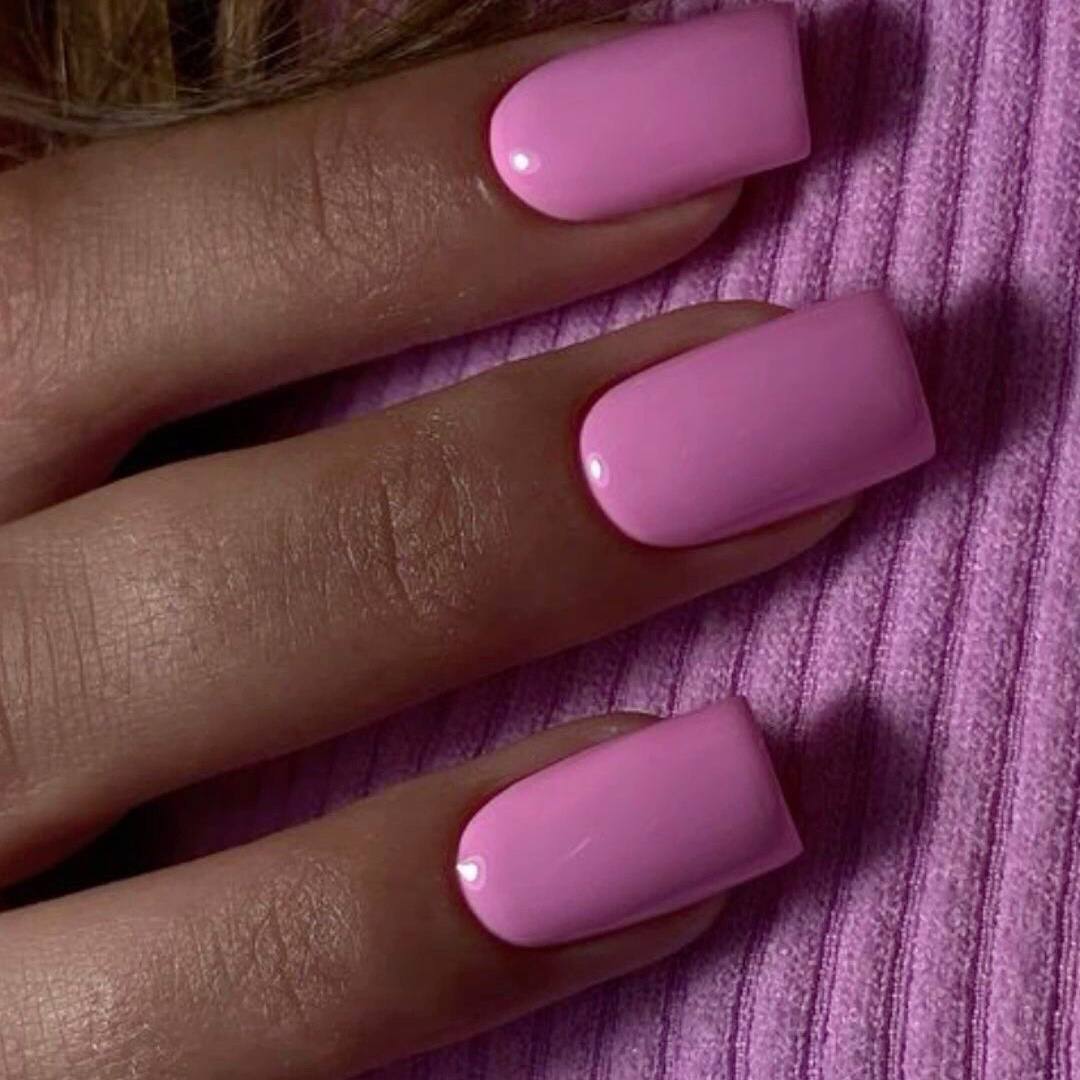 Модные синие ногти