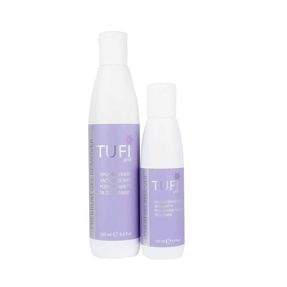 Жидкость для снятия гель-лака TUFI profi PREMIUM Gel Remover 250 мл (0096797)