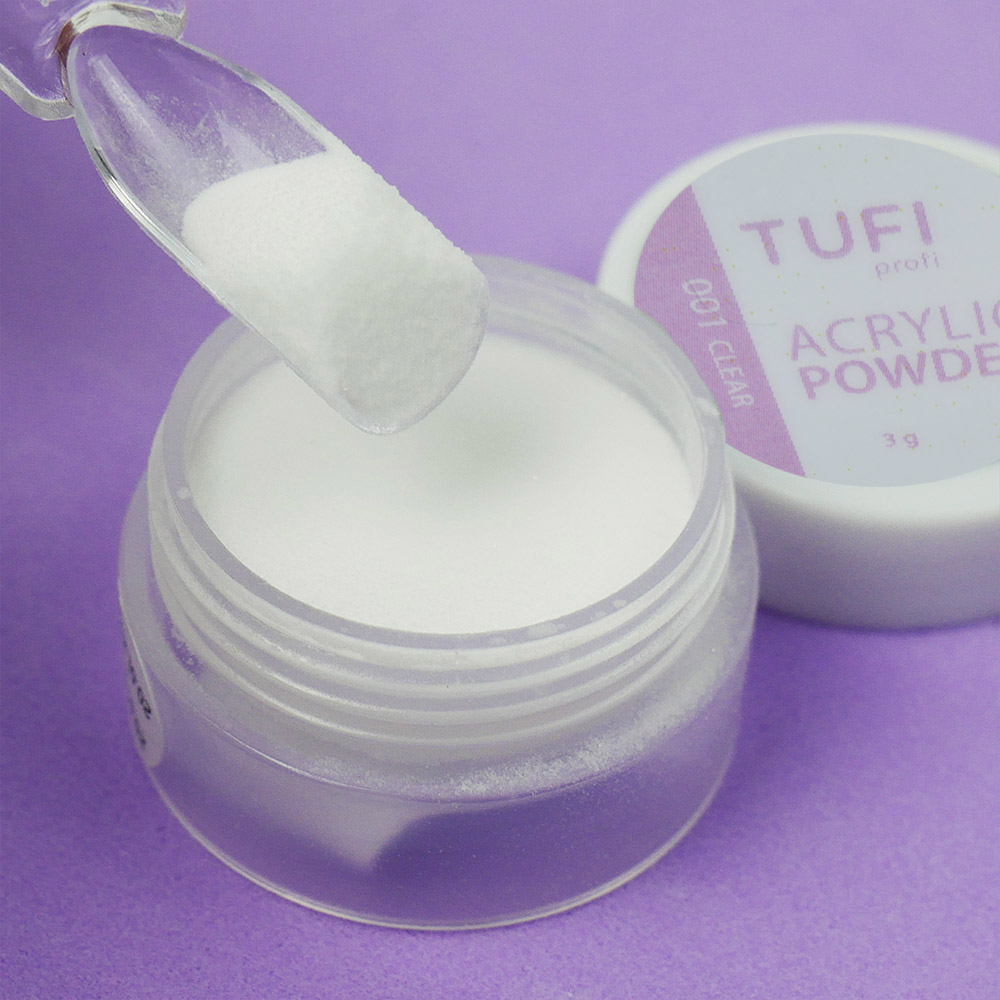 Акрилова пудра TUFI profi 001 Прозора 3 г (0099058)