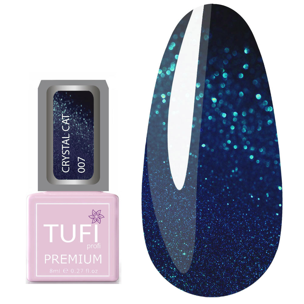 Гель-лак TUFI profi CRYSTAL CAT 07 Серце океану 8 мл (0100514)