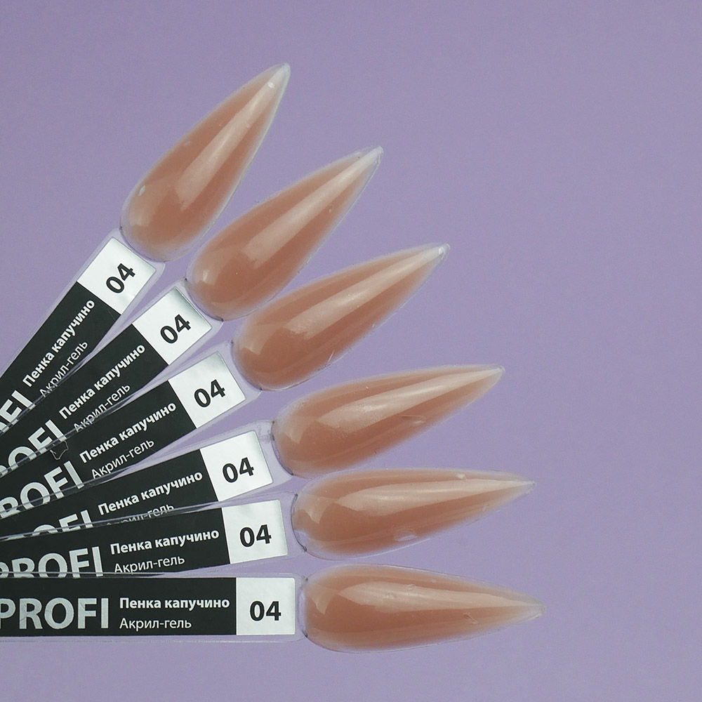 Acrylic gel TUFI profi  PREMIUM  04  Cappuccino foam15 g (0098911)