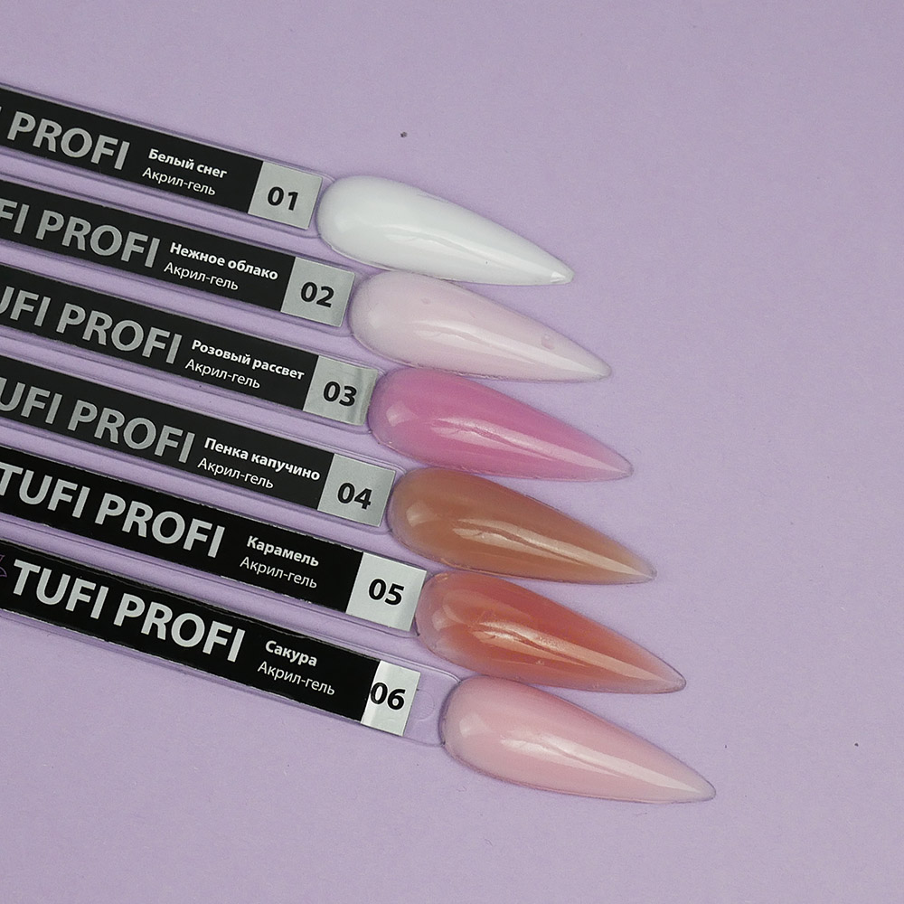 Акригель TUFI profi PREMIUM 01 Белый Снег 15 г (0098908)