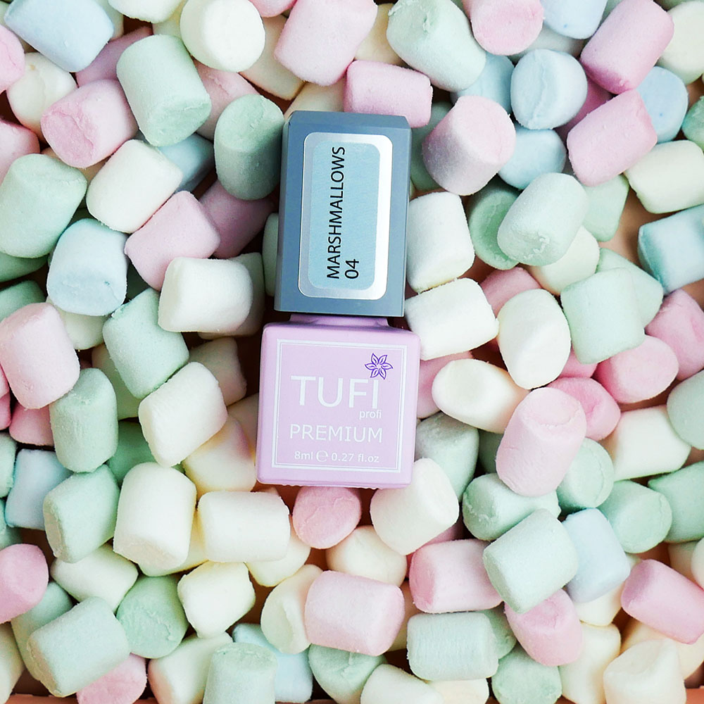 Гель-лак TUFI profi MARSHMALLOWS 04 Мятный 8 мл (0102481)