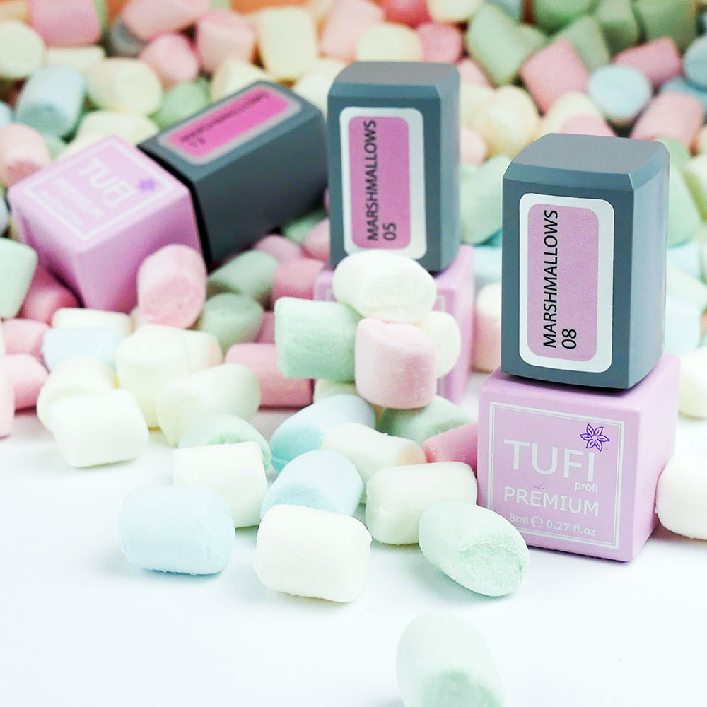 Гель-лак TUFI profi MARSHMALLOWS 08 Светло-розовый 8 мл (0102485)