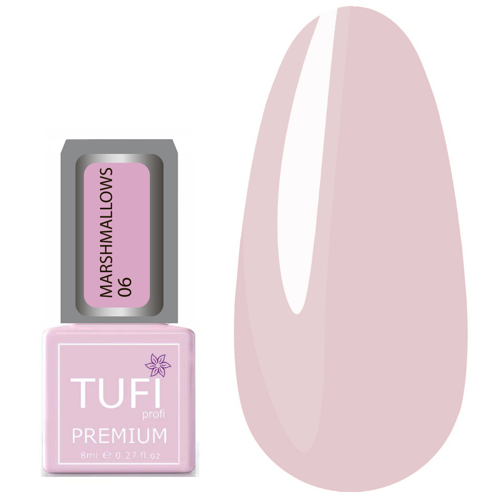Гель-лак TUFI profi MARSHMALLOWS 06 Чайная роза 8 мл (0102483)