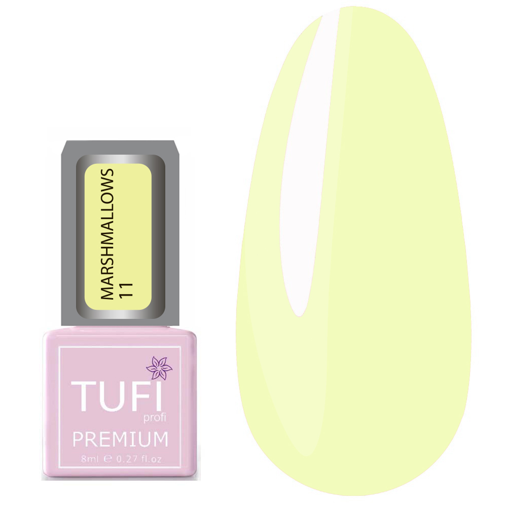 Гель-лак TUFI profi MARSHMALLOWS 11 Кукурузный 8 мл (0102488)