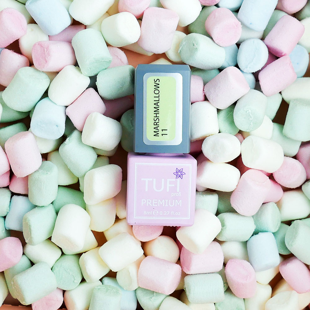 Гель-лак TUFI profi MARSHMALLOWS 11 Кукурузный 8 мл (0102488)