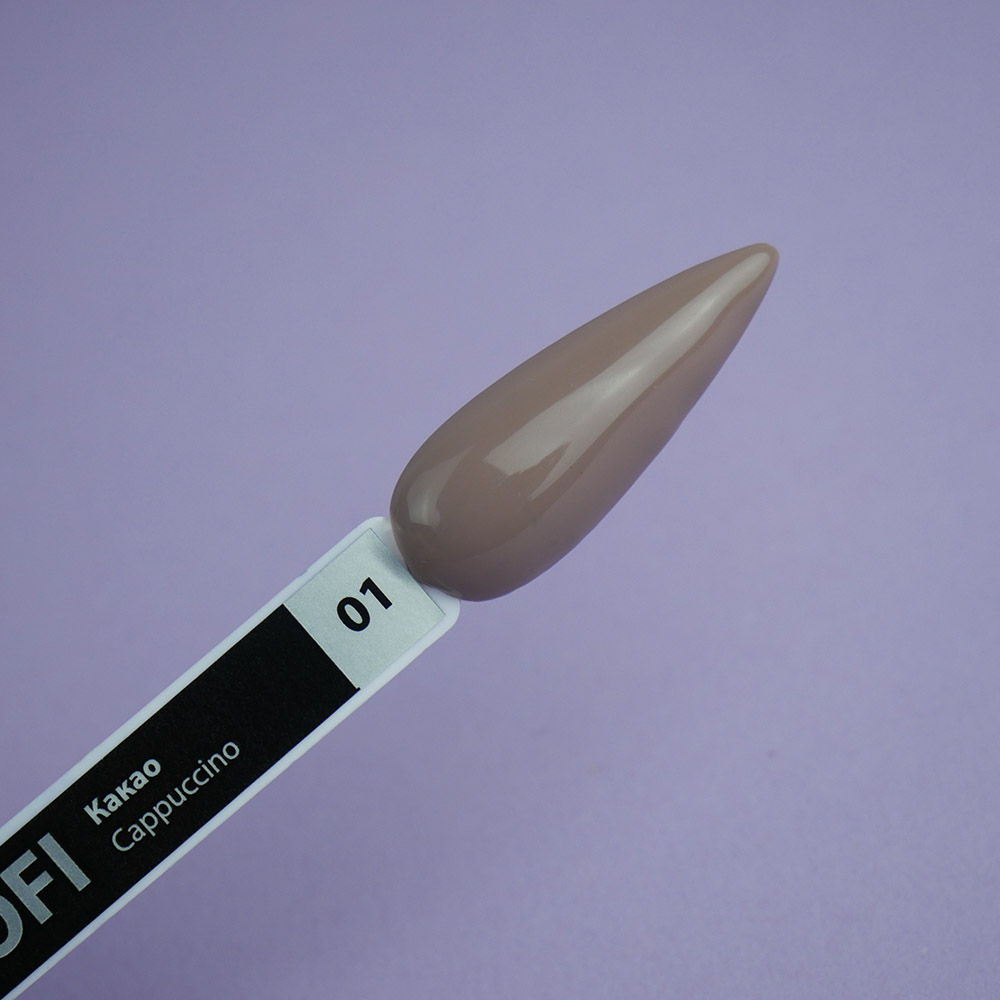 Гель-лак TUFI profi CAPPUCCINO 01 Какао 8 мл (0102583)