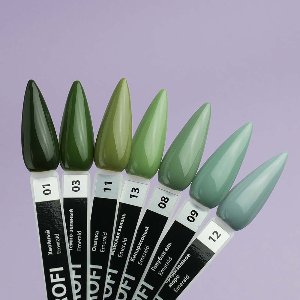 Гель-лак TUFI profi EMERALD 11 Оливковый 8 мл (0102530)