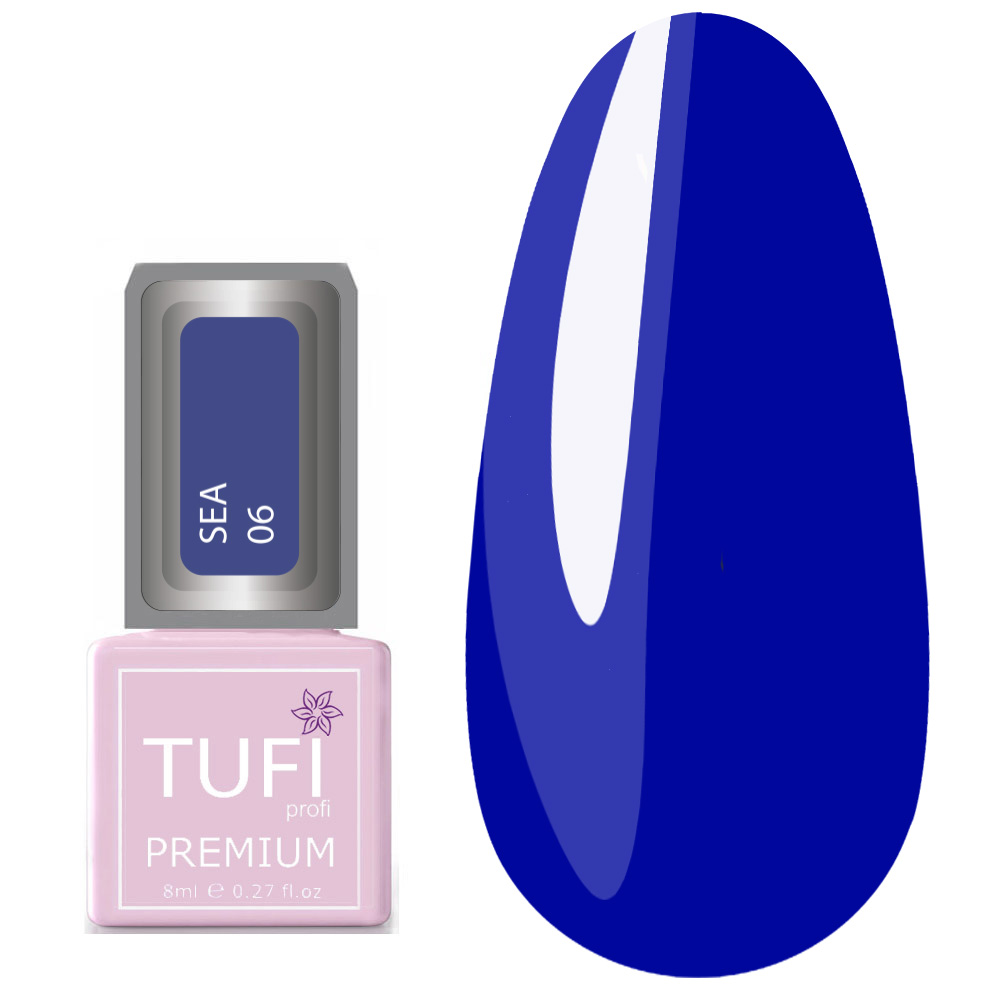 Гель-лак TUFI profi SEA 06 Королевский синий 8 мл (0102610)