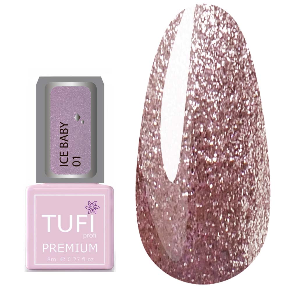 Гель-лак TUFI profi ICE BABY 01 Арктика 8 мл (0102214)
