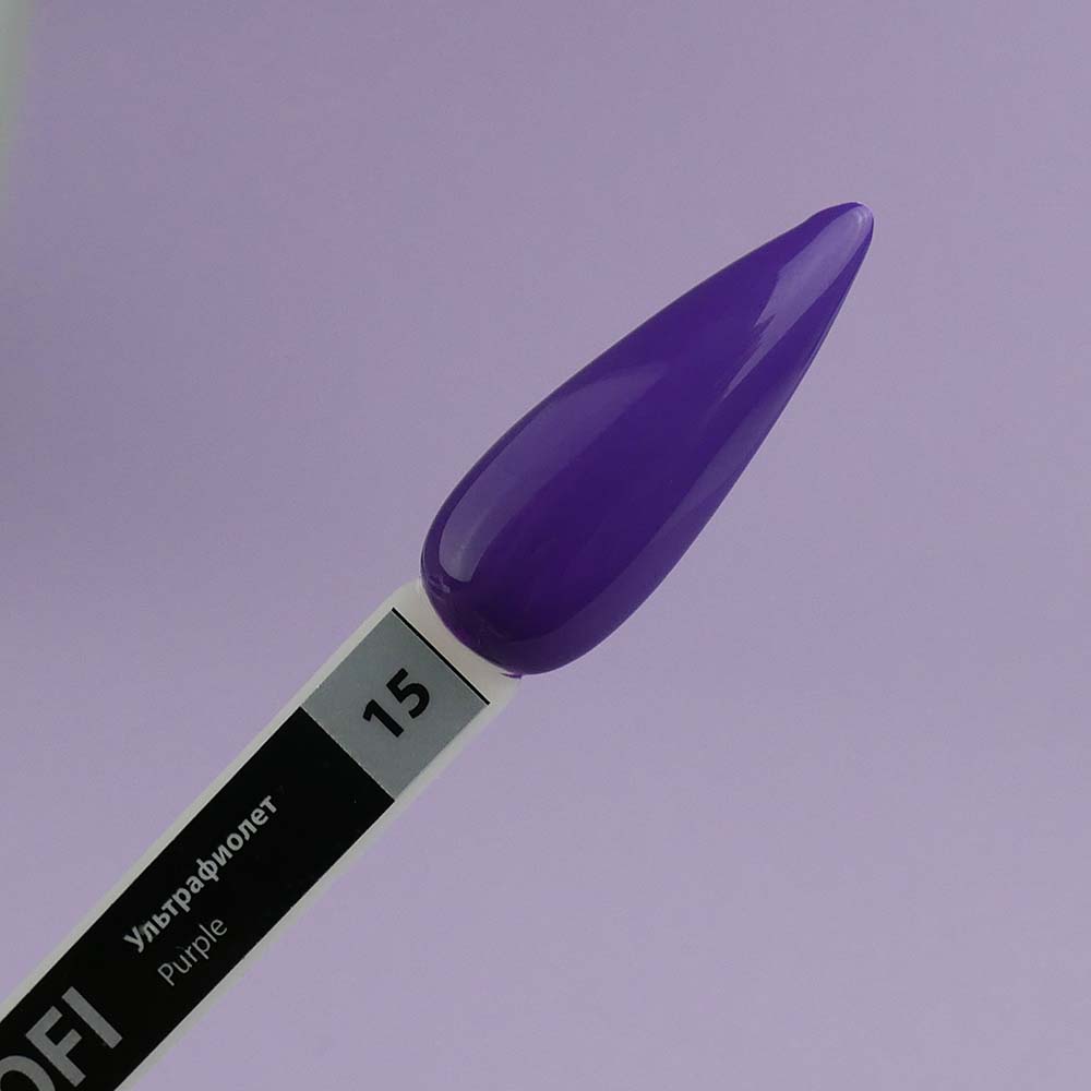 Гель-лак TUFI profi PURPLE 15 Ультрафиолет 8 мл (0102509)