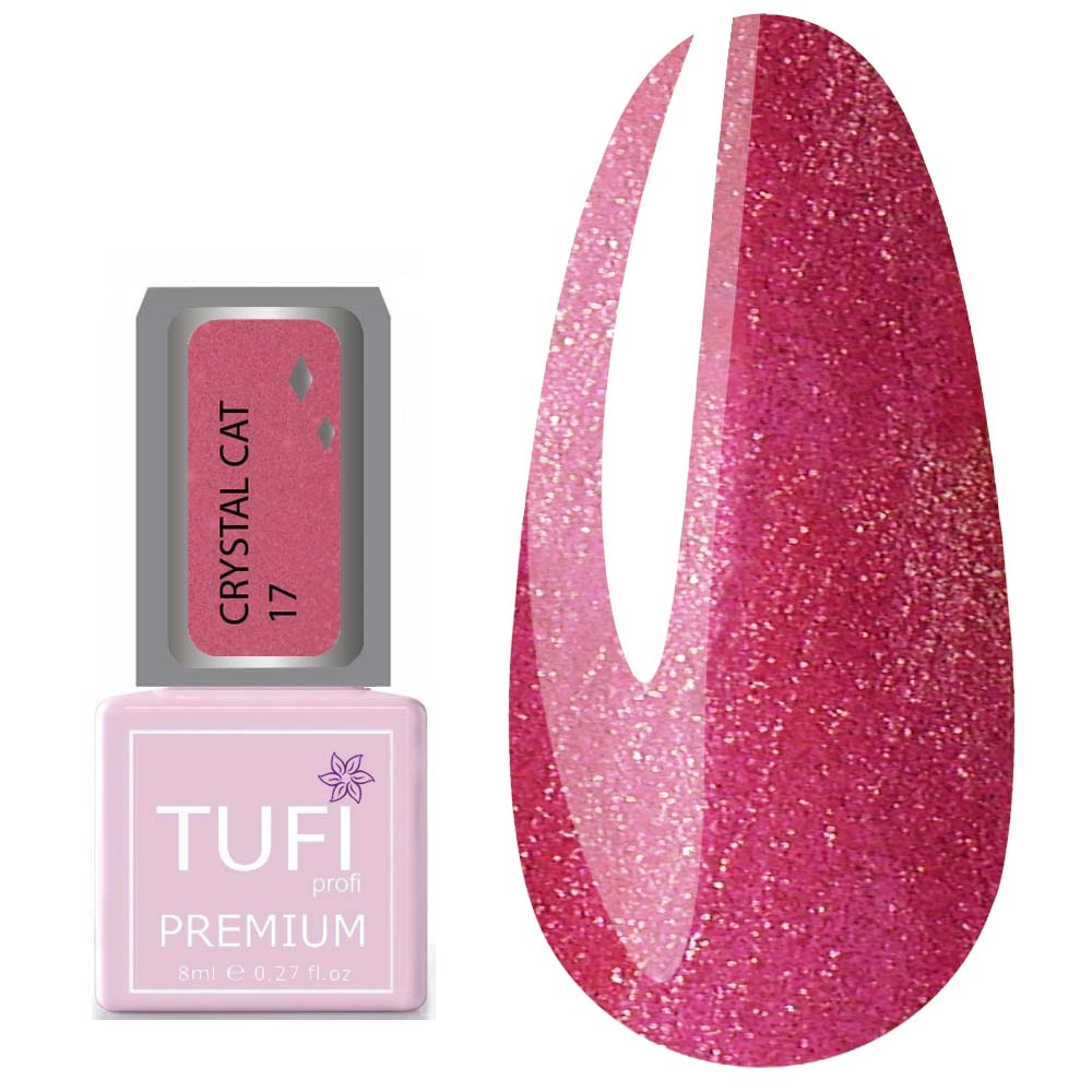 Gel polish TUFI profi PREMIUM Crystal Cat 17 Amazonite 8 ml (0103074)