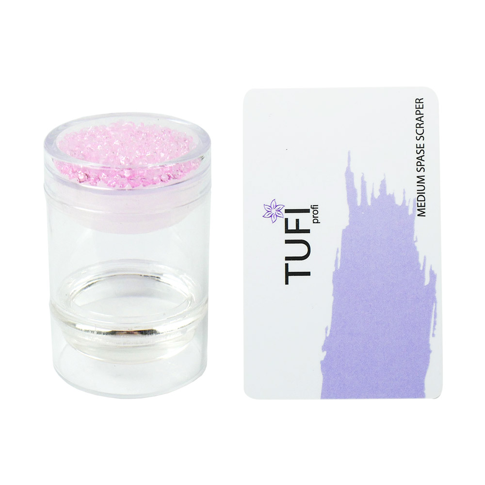 Набор для стемпинга TUFI profi Моне (розовый штамп + скребок) (0102071)