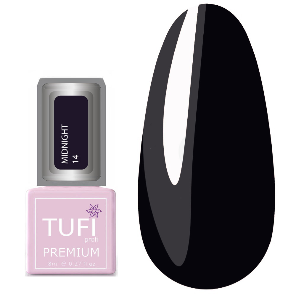 Гель-лак TUFI profi MIDNIGHT 14 Фиолетовая тень 8 мл (0102632)