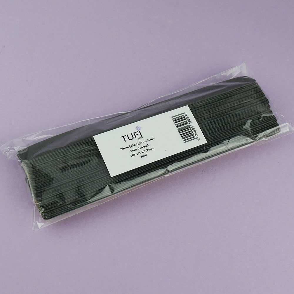 Сменные файлы TUFI profi Smile 180 грит 30/179 мм 50 шт (0102400)
