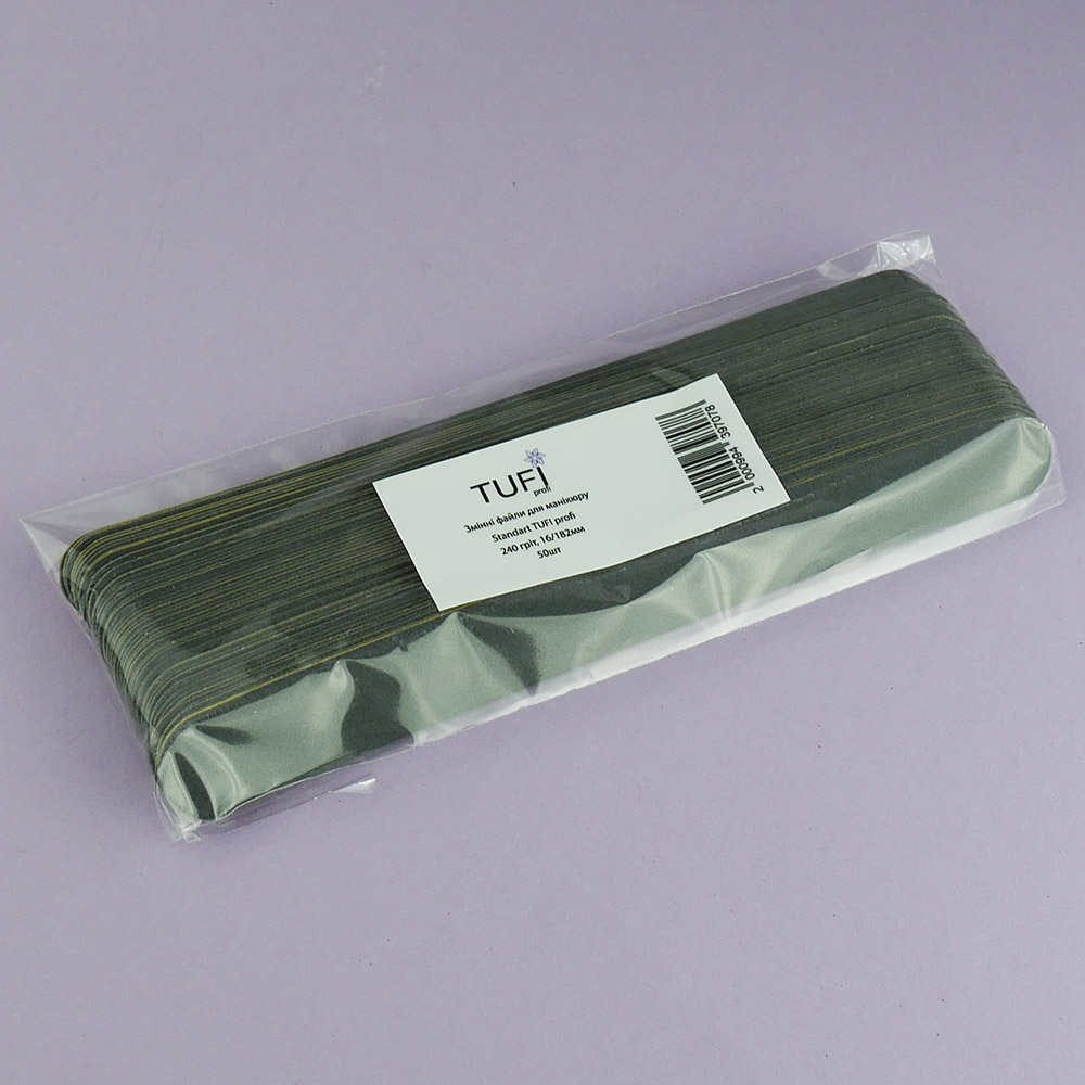 Сменные файлы TUFI profi Standard 240 грит 16/182 мм 50 шт (0102410)