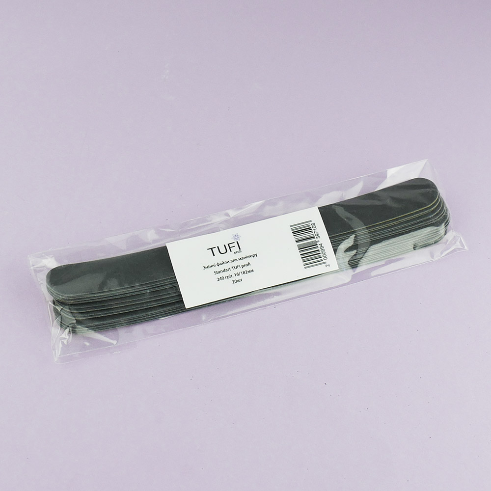 Сменные файлы TUFI profi Standard 240 грит 16/182 мм 20 шт (0102413)