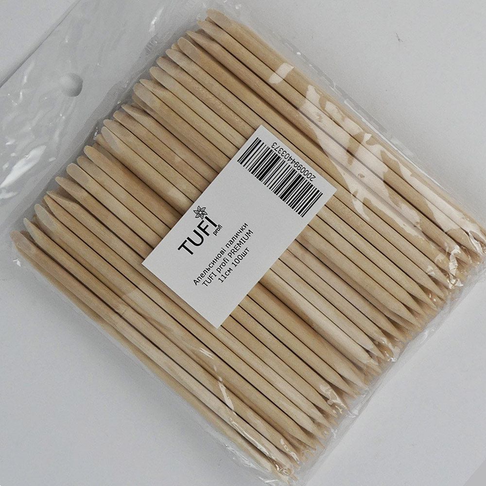 Апельсиновые палочки TUFI profi 11 см 100 шт (0104161)