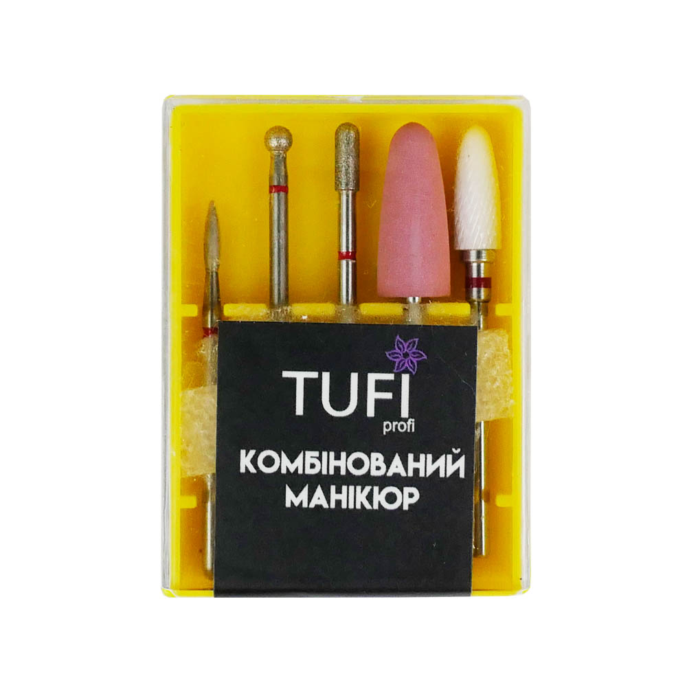 Set of TUFI profi cutters for combined manicure