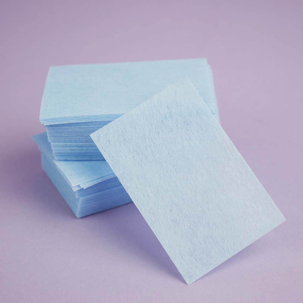 Lint-free napkins TUFI Profi PREMIUM blue 4х6 сm 540 pcs (0104419)