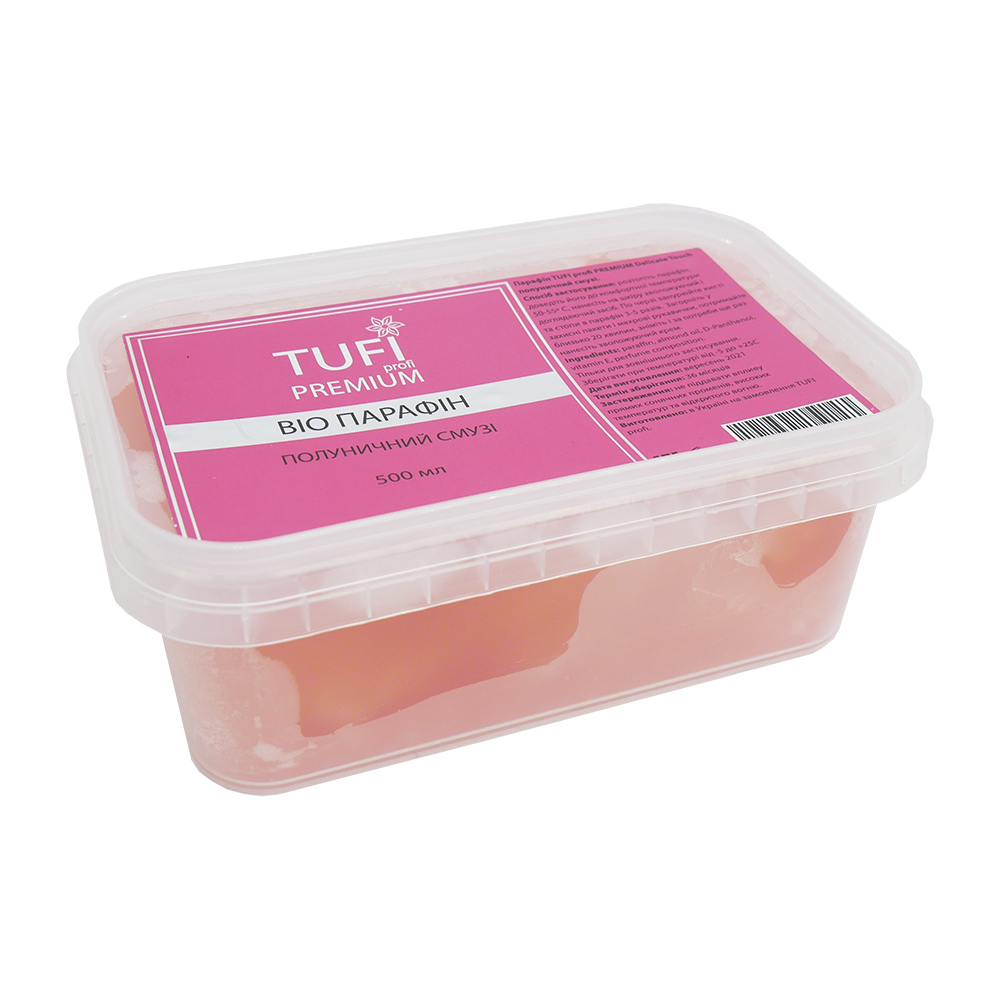 Парафін TUFI profi Delicate Touch Полуничний Смузі 500 мл (0104104)